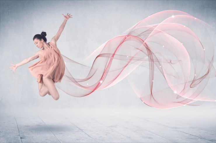 鮮やかなジャンプ